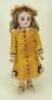 A Francois Gauthier bisque head Bebe doll, French circa 1890,