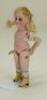 Kestner miniature all-bisque doll, German circa 1890, - 2