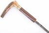 Rare 19th century huntsman’s walking stick - 4