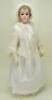 A beautiful early portrait Jumeau bisque shoulder head fashion doll, French circa 1870,