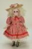 Miniature bisque head doll, German circa 1890,