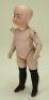 Small Simon & Halbig all-bisque doll and trousseau, German circa 1900, - 2