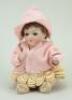 A small all-bisque Kestner baby doll, German circa 1915,