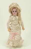 A Simon & Halbig 1079 bisque head doll, German circa 1910,