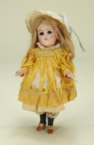Kestner 192 miniature all-bisque doll, German circa 1890,