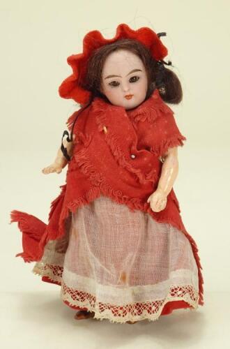 Kammer & Reinhardt miniature bisque head doll, German circa 1900,