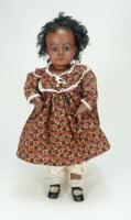 Simon & Halbig 739 mulatto bisque head doll, German circa 1910,