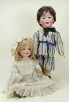 Bahr & Proschild 585 bisque head doll, German circa 1910,