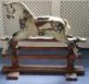 A G & J Lines carved and painted wooden Rocking Horse, early 20th century, - 2