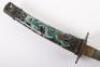 Attractive Japanese Enamel Decorated Sword in Tach Mounts - 10