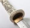 Japanese Carved Bone Sword - 4