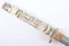 Japanese Carved Bone Sword - 5