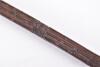 Maori carved wooden walking stick c.1900 - 4