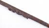 Maori carved wooden walking stick c.1900 - 7