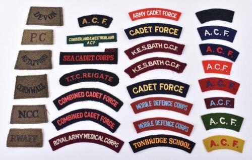 Selection of Cloth Shoulder Titles