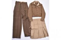 Selection of Military Uniforms