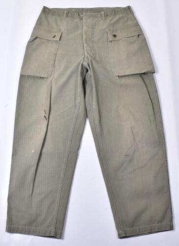 WW2 US Marine Corps (USMC) P-44 HBT Fatigue Trousers