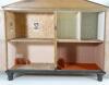 A good early English painted wooden dolls house, English circa 1820, - 2