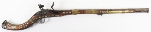 Decorative 36 Bore Afghan Flintlock Gun Jezail