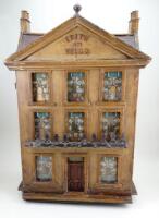 ‘Edith Villa 1878’ a charming English painted wooden Dolls House,