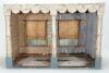 A fabulous hand painted wooden Room Set, probably Southern German mid 19th century,