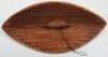 Good Ugandan Wooden Shield of Lenticular Form - 5