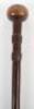 Zulu Carved Wooden Knobkerry c.1900 - 2