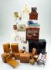 Collection of dolls house furniture and miniatures,