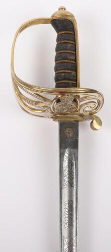 George V WWI Royal Army Medical Corps Officers Sword