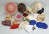 Collection of dolls hats, - 2