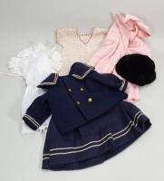 Collection of dolls clothes,