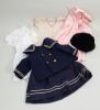 Collection of dolls clothes,