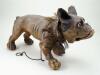 Roullet & Decamps barking Bull dog pull-along toy, French circa 1890, - 2