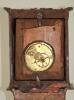 Miniature wooden Longcase Clock Watch holder and Barometer, - 2