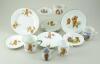 Twelve pieces of assorted transfer printed Teddy Bear china,