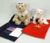 Two Steiff Limited Edition Teddy Bears for American market,