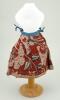 Extremely rare eighteenth century English wooden dolls costume, - 5