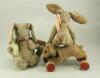 Three Steiff Rabbits, German 1930s, - 2