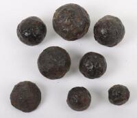 Grouping of Grapeshot from Mont Saint Jean