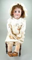 Large Handwerck 109 bisque head doll, German circa 1910,