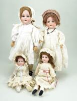 Schoenau & Hoffmeister 1909 bisque head doll, German circa 1915,