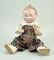 Rare A.M bisque head ‘Googly’ doll, German circa 1910,