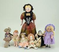 Early Parian-type shoulder head doll, German circa 1860,