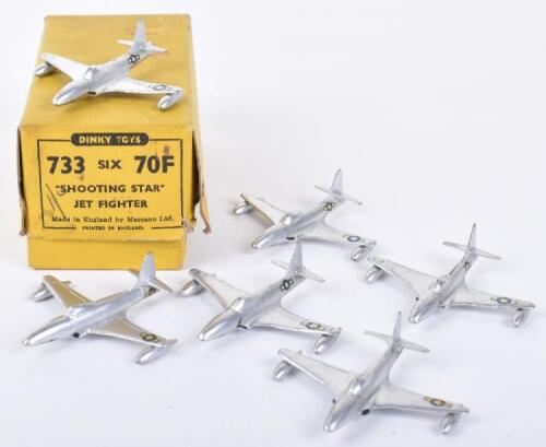 Dinky Toys 70F Six “Shooting Star”Jet Fighters in Trade box