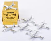 Dinky Toys 70F Six “Shooting Star”Jet Fighters in Trade box