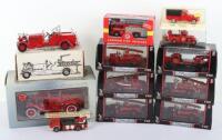 Selection of Mixed fire Service related die-cast models