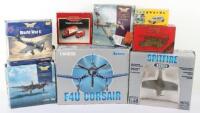 Selection of boxed diecast model aircraft