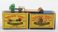 Boxed Matchbox Moko Lesney no.27 Bedford low loader