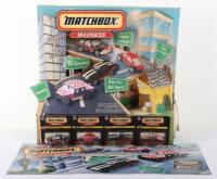 1998 Matchbox Toys Taco bell Kids meal promotion stand with cars