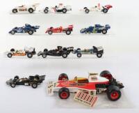 Quantity of Corgi toys Whizwheels F1 unboxed die-cast models